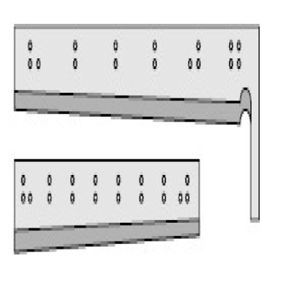 Heidelberg stitch knife used in print industry