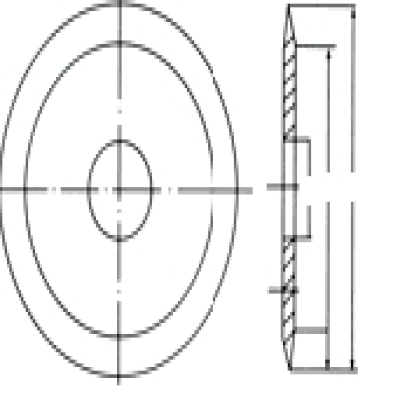 Core cut blade used in paper industry