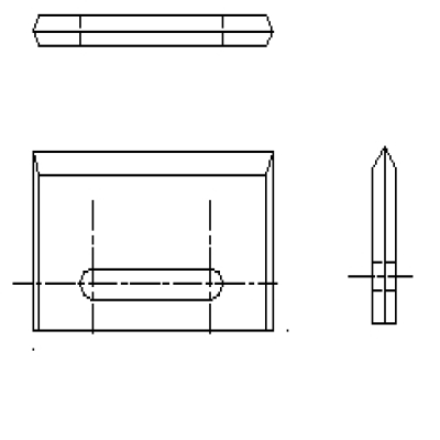 Lap knife used in corrugate industry