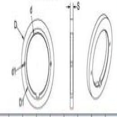 Slitter spacer used in metal industry